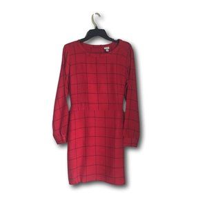 A New Day Red Long Sleeve Dress